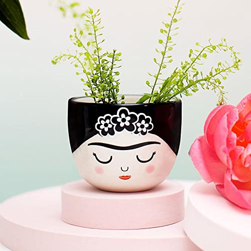 Sass & Belle Mini Frida Monochrome Planter