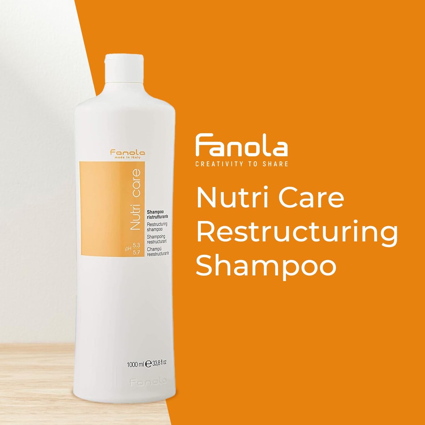 Fanola Nutricare Restructuring Shampoo 1 L