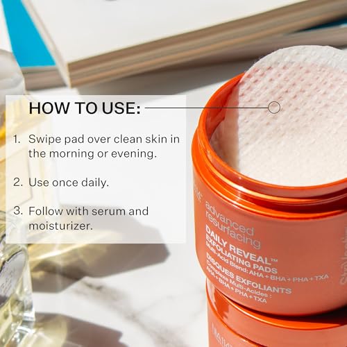 StriVectin Face and Body Exfoliating Treatment Pads and Crystals, Polishing Away Dead Skin for Smooth and Soft Skin