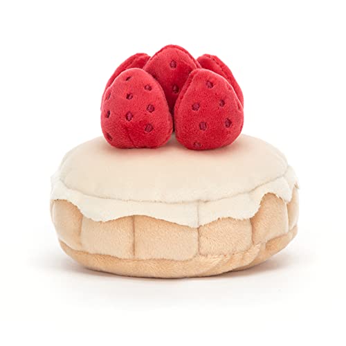 Jellycat Pretty Patisserie Tarte au Fraises Collectable Plush Decoration