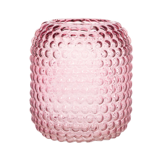 Sass & Belle Pink Glass Bobble Vase