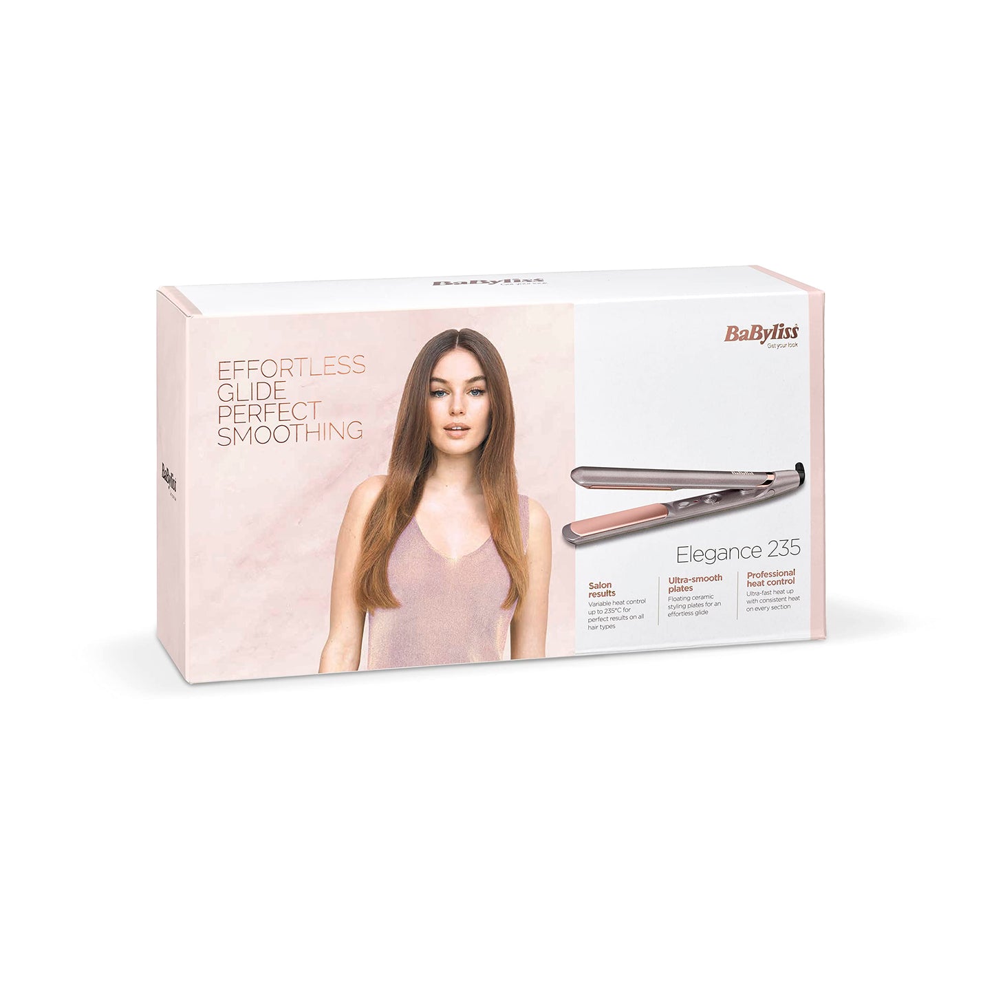 BaByliss Elegance Hair Straighteners, Ultra-smooth ceramic plates