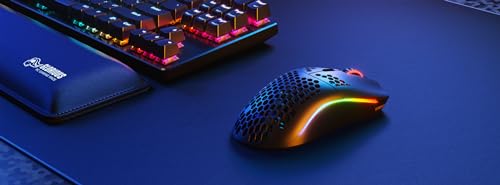 Glorious Gaming Model O Wireless Gaming Mouse - Superlight, 69g Honeycomb Design, RGB, Ambidextrous, Lag Free 2.4GHz Wireless, Up To 71 Hours Battery - Matte Black